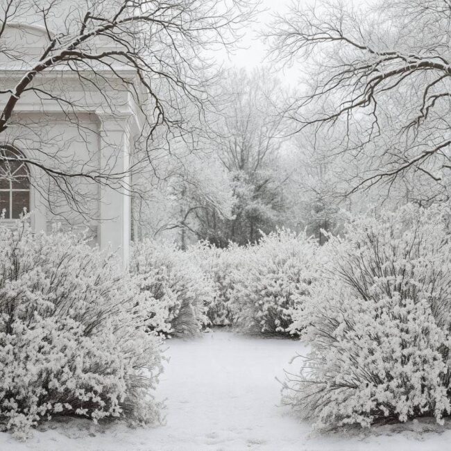 ogród z przeszkleniami
