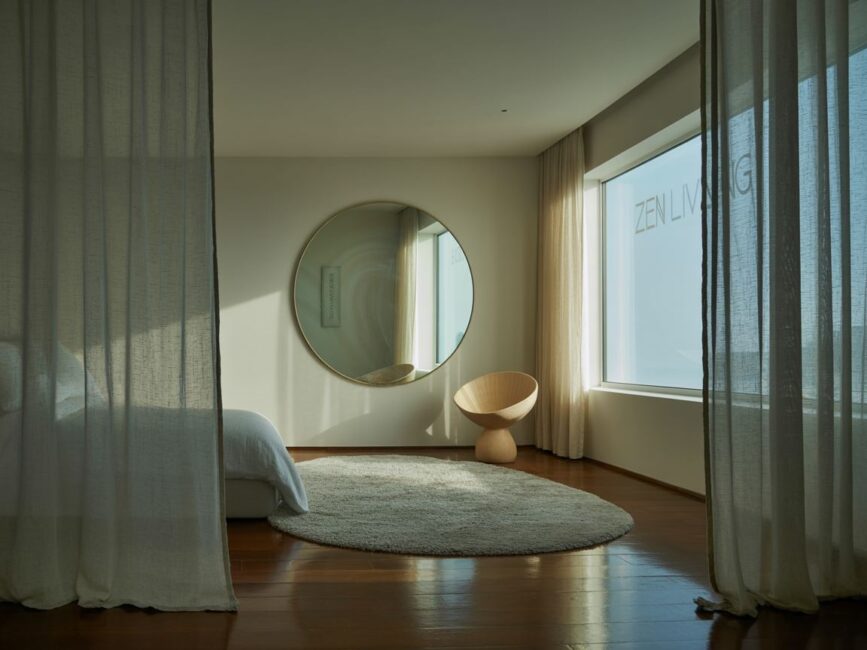 lustro w sypialni feng shui